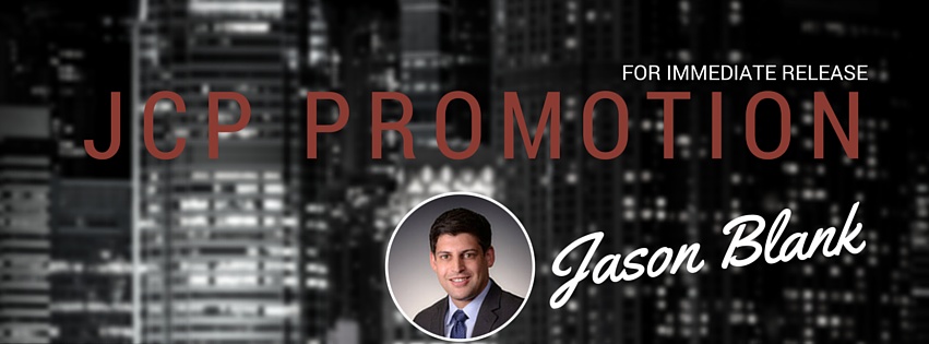 Jason Blank Promoted to Senior Transaction Manager