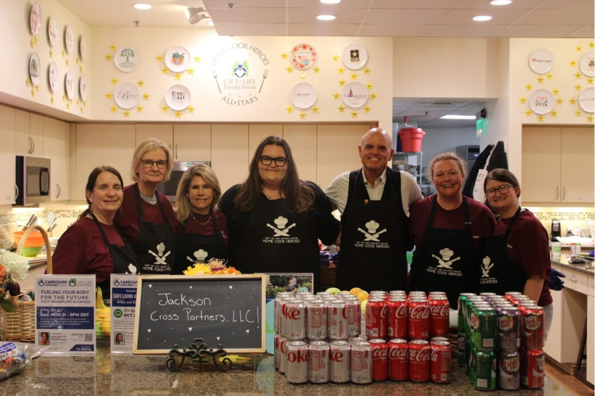 Jackson Cross Volunteers at Gift of Life Jackson Cross Partners